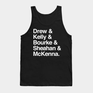 Dubliners / Classic Line-Up Names List Tank Top